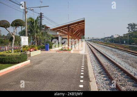 Pattaya Stazione ferroviaria Pattaya Thailandia Foto Stock