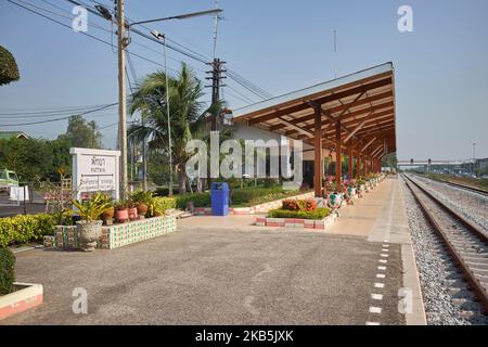 La stazione ferroviaria di Pattaya, Thailandia Foto Stock