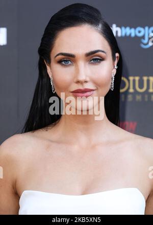 HOLLYWOOD, LOS ANGELES, CALIFORNIA, USA - 13 SETTEMBRE: Jessica Green arriva al 45th° premio annuale Saturn Awards tenutosi ad Avalon Hollywood il 13 settembre 2019 a Hollywood, Los Angeles, California, Stati Uniti. (Foto di David Acosta/Image Press Agency/NurPhoto) Foto Stock