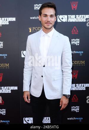 HOLLYWOOD, LOS ANGELES, CALIFORNIA, USA - 13 SETTEMBRE: Chris Wood arriva ai 45th Annual Saturn Awards che si tengono ad Avalon Hollywood il 13 settembre 2019 a Hollywood, Los Angeles, California, Stati Uniti. (Foto di David Acosta/Image Press Agency/NurPhoto) Foto Stock