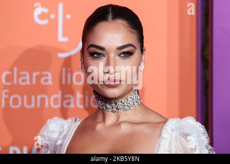 MANHATTAN, NEW YORK CITY, NEW YORK, USA - 12 SETTEMBRE: Shanina Shaik arriva alla 5th° edizione della Diamond Ball di Rihanna, beneficiando della Clara Lionel Foundation tenutasi a Cipriani Wall Street il 12 settembre 2019 a Manhattan, New York City, New York, Stati Uniti. (Foto di Xavier Collin/Image Press Agency/NurPhoto) Foto Stock