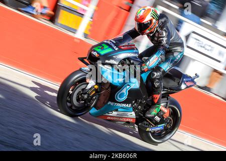 #21 FRANCO MORBIDELLI from Italy, Petronas Yamaha SRT Team, GP Octo di San Marino e della Riviera Romagnola, during the Saturday FP3 at the Marco Simoncelli World Circuit ITALY for the thirteenth round of MotoGP World Championship, from September 13th to 15th - Photo by Felice Monteleone - AFP7 (Photo by Felice Monteleone/NurPhoto) Stock Photo