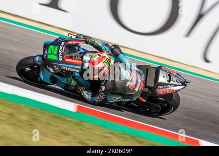 #21 FRANCO MORBIDELLI dall'Italia, Petronas Yamaha SRT Team, GP Octo di San Marino e della Riviera Romagnola, durante le Qualifiche di sabato al Marco Simoncelli World Circuit ITALIA per il tredicesimo appuntamento del Campionato del mondo MotoGP, dal 13th al 15th settembre - Foto di Felice Monteleone - AFP7 (Foto di Felice Monteleone/NurPhoto) Foto Stock