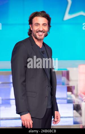 Daniele Liotti partecipa al RAI 1 show 'Vieni con Me' il 19 settembre 2019 a Roma. (Foto di Mauro Fagiani/NurPhoto) Foto Stock