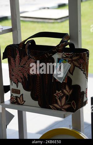 La bella borsa fatta a mano per la donna Foto Stock