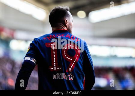 Aidan McGeady di Sunderland durante la partita della Sky Bet League 1 tra Bolton Wanderers e Sunderland al Reebok Stadium di Bolton sabato 21st settembre 2019. (Foto di Tim Markland/MI News/NurPhoto) Foto Stock