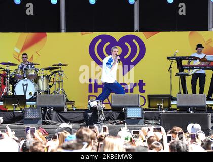 LAS VEGAS, NEVADA, USA - 21 SETTEMBRE: LAUV si esibisce al 2019 iHeartRadio Music Festival - Daytime Stage che si tiene presso il Las Vegas Festival Grounds il 21 settembre 2019 a Las Vegas, Nevada, Stati Uniti. (Foto di David Acosta/Image Press Agency/NurPhoto) Foto Stock