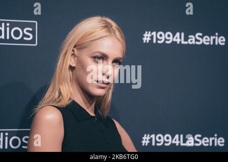 L'attrice Miriam Leone partecipa alla fotocall '1994' TV Movie dello Space moderno il 24 settembre 2019 a Roma. (Foto di Luca Carlino/NurPhoto) Foto Stock