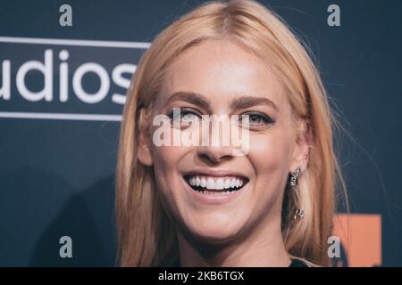 L'attrice Miriam Leone partecipa alla fotocall '1994' TV Movie dello Space moderno il 24 settembre 2019 a Roma. (Foto di Luca Carlino/NurPhoto) Foto Stock