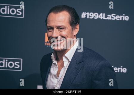 L'attore Stefano Accorsi partecipa alla '1994' TV Movie Photocall presso lo Space moderno il 24 settembre 2019 a Roma. (Foto di Luca Carlino/NurPhoto) Foto Stock