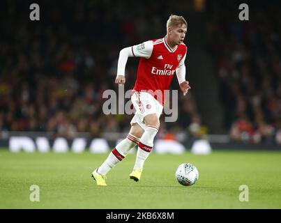 Emile Smith Rowe of Arsenal during Carabao Cup Third Round between Arsenal and Nottingham Forest at Emirates stadium , London, England on 24 September 2019. (Photo by Action Foto Sport/NurPhoto) Stock Photo