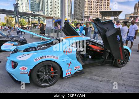 Ford GT 2017 in mostra durante una mostra di auto sportive esotiche a Mississauga, Ontario, Canada, il 22 settembre 2019. (Foto di Creative Touch Imaging Ltd./NurPhoto) Foto Stock