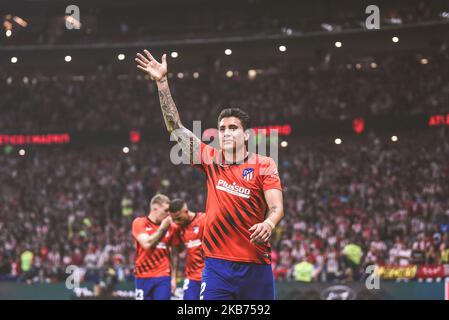 Josema Gimenez during La Liga match between Atletico de Madrid and Real Madrid at Wanda Metropolitano on September 28, 2019 in Madrid, Spain . (Photo by Rubén de la Fuente Pérez/NurPhoto) Stock Photo