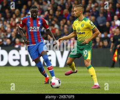 Moritz Leitner di Norwich City durante la Premier League inglese tra Crystal Palace e Norwich City al Selhurst Park Stadium , Londra, Inghilterra il 28 settembre 2019 (Photo by Action Foto Sport/NurPhoto) Foto Stock