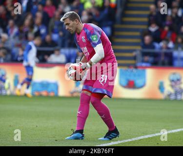 Vicente Guaita di Crystal Palace durante la Premier League inglese tra Crystal Palace e Norwich City al Selhurst Park Stadium , Londra, Inghilterra il 28 settembre 2019 (Photo by Action Foto Sport/NurPhoto) Foto Stock