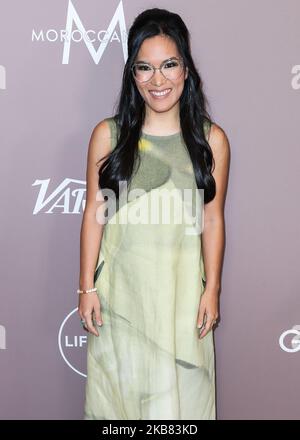 BEVERLY HILLS, LOS ANGELES, CALIFORNIA, USA - 11 OTTOBRE: L'attrice Ali Wong arriva al Variety's Power of Women Los Angeles 2019 che si tiene presso il Beverly Wilshire Hotel (A Four Seasons Hotel) il 11 ottobre 2019 a Beverly Hills, Los Angeles, California, Stati Uniti. (Foto di Xavier Collin/Image Press Agency/NurPhoto) Foto Stock