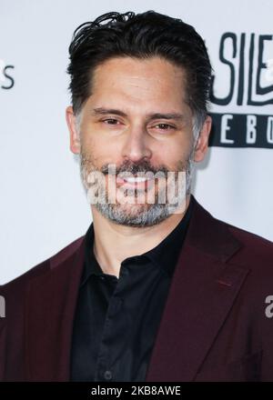 HOLLYWOOD, LOS ANGELES, CALIFORNIA, USA - 14 OTTOBRE: L'attore Joe Manganiello arriva alla Los Angeles Premiere di Saban Films 'Jay and Silent Bob Reboot' che si tiene al TCL Chinese Theatre IMAX il 14 ottobre 2019 a Hollywood, Los Angeles, California, Stati Uniti. (Foto di David Acosta/Image Press Agency/NurPhoto) Foto Stock