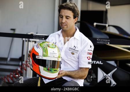 DA COSTA Antonio Felix (por), DS Techeetah, ritratto durante la ABB Formula e Championshop prove ufficiali pre-stagione della stagione sei sul circuito Ricardo Tormo di Valencia il 15, 16, 17 e 18 ottobre 2019, Spagna. (Foto di Xavier Bonilla/NurPhoto) Foto Stock