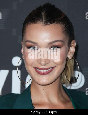 (FILE) Bella Hadid è la donna più bella del mondo secondo la Scienza. Bella Hadid è la donna più bella del mondo secondo l'equazione 'Golden Ratio' ideata nell'antica Grecia. BROOKLYN, NEW YORK CITY, NEW YORK, USA - SETTEMBRE 10: Model Bella Hadid (Isabella Khair Hadid) arriva al Savage X Fenty Show presentato da Amazon prime Video tenutosi al Barclays Center il 10 Settembre 2019 a Brooklyn, New York City, New York, Stati Uniti. (Foto di Xavier Collin/Image Press Agency/NurPhoto) Foto Stock