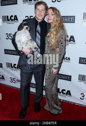 BEVERLY HILLS, LOS ANGELES, CALIFORNIA, USA - 19 OTTOBRE: Mark Williams arriva al Gala del 35th° anniversario dell'ultima Chance for Animals che si tiene presso il Beverly Hilton Hotel il 19 ottobre 2019 a Beverly Hills, Los Angeles, California, Stati Uniti. (Foto di Xavier Collin/Image Press Agency/NurPhoto) Foto Stock