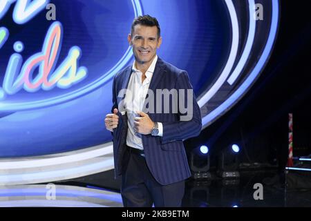 Jesus Vazquez partecipa alla presentazione del programma televisivo 'Idol Kids' il 28 ottobre 2019 a Madrid, Spagna. (Foto di Oscar Gonzalez/NurPhoto) Foto Stock