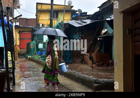 Mumbai, India. 01 novembre 2019. Precipitazioni brusche il 01 novembre 2019 a Mumbai. (Foto di Azhar Khan/NurPhoto) Foto Stock