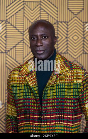 Londra, Regno Unito. 3 novembre 2022. Ozwald Boateng partecipa alla prima in Europa del film “Black Panther Wakanda Forever” a Cineworld Leicester Square. Credit: Stephen Chung / EMPICS / Alamy Live News Foto Stock