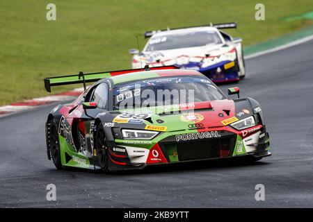 99 PORTOGALLO team RAMOS Miguel Pedro, CHAVES Henrique di Attempo Racing, Audi R8 LMS GT3, in azione durante la FIA Motorsport Games GT Cup all'Autodromo Vallelunga Piero Taruffi, il 3rd novembre 2019, Italia. (Foto di Xavier Bonilla/NurPhoto) Foto Stock