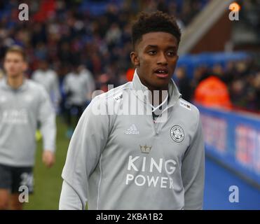 Demarai Gray di Leicester City durante la Premier League inglese tra Crystal Palace e Leicester City al Selhurst Park Stadium, Londra, Inghilterra il 03 novembre 2019 (Photo by Action Foto Sport/NurPhoto) Foto Stock