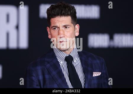 HOLLYWOOD, LOS ANGELES, CALIFORNIA, USA - 04 NOVEMBRE: L'attore Jon Bernthal arriva alla Los Angeles Premiere del 20th° secolo, la "Ford contro Ferrari" di Fox, tenutasi al TCL Chinese Theatre IMAX il 4 novembre 2019 a Hollywood, Los Angeles, California, Stati Uniti. (Foto di Xavier Collin/Image Press Agency/NurPhoto) Foto Stock