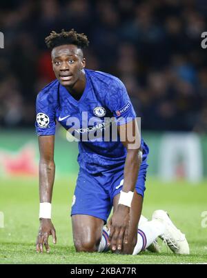 Tammy Abraham di Chelsea durante il Champion League Group H tra Chelsea e ALAX allo Stanford Bridge Stadium , Londra, Inghilterra il 05 novembre 2019 (Photo by Action Foto Sport/NurPhoto) Foto Stock