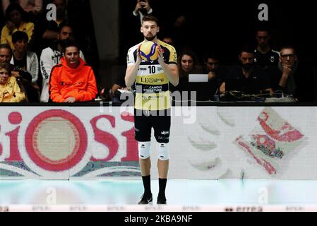 Bednorz Bartosz durante la partita della Lega Italiana Pallavolo uomo tra le Scarpe Leo Modena e