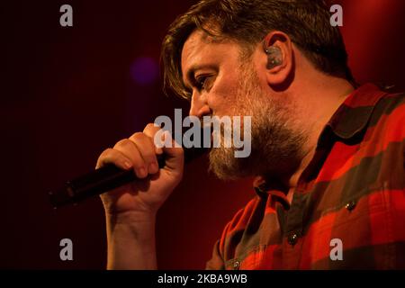 Guy Garvey di Elbow suona dal vivo ad Alcatraz il 07 novembre 2019 a Milano. (Foto di Mairo Cinquetti/NurPhoto) Foto Stock