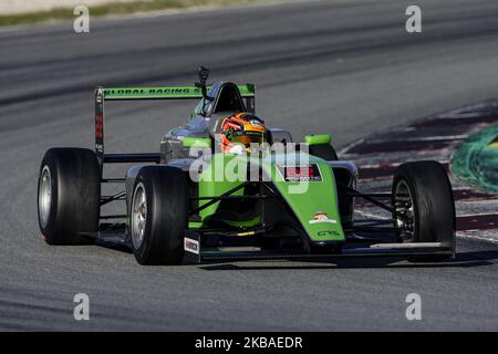 22 Belen Garcia dalla Spagna del Global Racing Service durante la F4 Cup Spagna al Circuit de Barcelona - Catalunya, il 9th novembre 2019, Spagna. (Foto di Xavier Bonilla/NurPhoto) Foto Stock