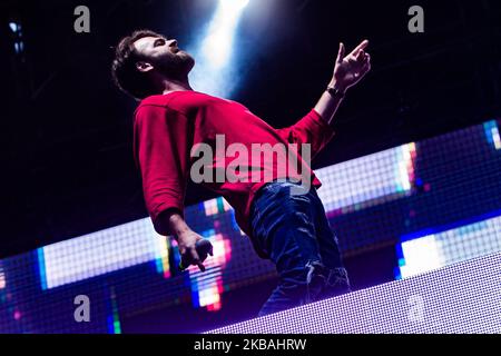 I Chainsmokers si esibiranno dal vivo all'Ippodromo SNAI di Milano, 28 giu 2017 (Foto di Mairo Cinquetti/NurPhoto) Foto Stock