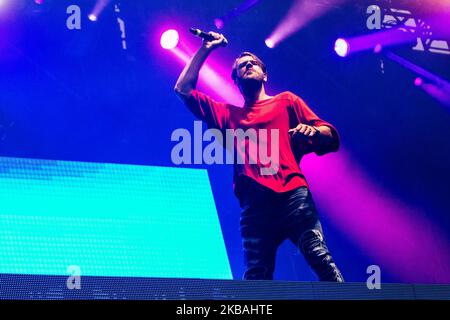 I Chainsmokers si esibiranno dal vivo all'Ippodromo SNAI di Milano, 28 giu 2017 (Foto di Mairo Cinquetti/NurPhoto) Foto Stock