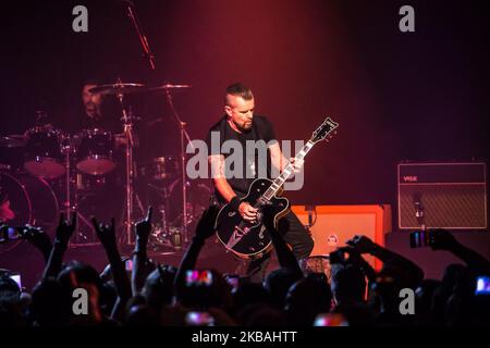 Billy Duffy of the Cult suona dal vivo ad Alcatraz, Milano, 26 giu 2017 (Foto di Mairo Cinquetti/NurPhoto) Foto Stock