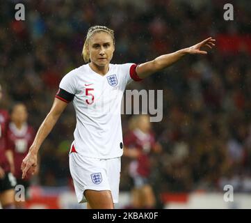 Steph Houghton of England Donne durante il Women's International friendly tra Inghilterra Donne e Germania Donne allo stadio di Wembley a Londra, Inghilterra il 09 novembre 2019 (Photo by Action Foto Sport/NurPhoto) Foto Stock