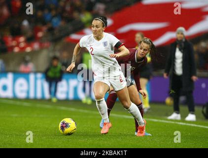 Lucy Bronze of England Donne durante il Women's International friendly tra Inghilterra Donne e Germania Donne allo stadio di Wembley a Londra, Inghilterra il 09 novembre 2019 (Photo by Action Foto Sport/NurPhoto) Foto Stock