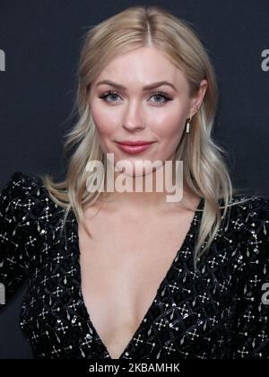 SANTA MONICA, LOS ANGELES, CALIFORNIA, USA - NOVEMBRE 10: Cassie Randolph arriva al 2019 e! People's Choice Awards si è tenuto al Barker Hangar il 10 novembre 2019 a Santa Monica, Los Angeles, California, Stati Uniti. (Foto di Xavier Collin/Image Press Agency/NurPhoto) Foto Stock