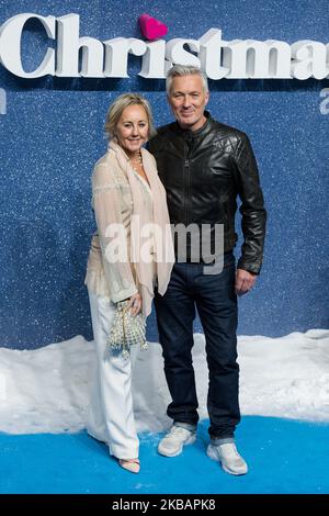 Martin Kemp (R) e Shirley Kemp partecipano alla prima cinematografica britannica di 'Last Christmas' alla BFI Southbank il 11 novembre 2019 a Londra, Inghilterra. (Foto di Wiktor Szymanowicz/NurPhoto) Foto Stock