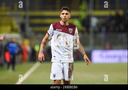 Emanuele Cicerelli di US Salernitana durante la partita di Serie B tra Juve Stabia e Salernitana allo Stadio Romeo menti Castellammare di Stabia Italia il 23 novembre 2019. (Foto di Franco Romano/NurPhoto) Foto Stock