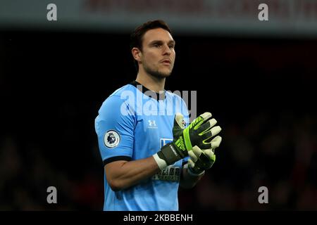 Alex McCarthy di Southampton durante la partita della Premier League tra Arsenal e Southampton all'Emirates Stadium, Londra, sabato 23rd novembre 2019. (Foto di Leila Coker/MI News/NurPhoto) Foto Stock