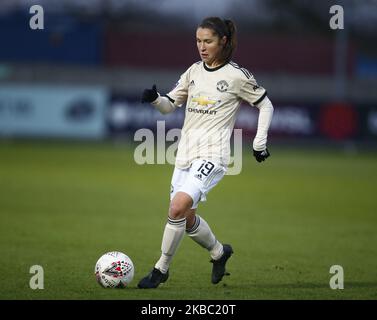 Jane Ross of Manchester United Women durante la partita di Super League di Barclays Women's tra West Ham United Women e Manchester United al Rush Green Stadium il 01 dicembre 2019 a Dagenham, Inghilterra (Photo by Action Foto Sport/NurPhoto) Foto Stock