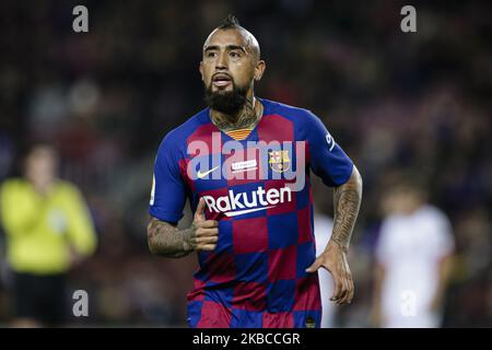 22 Arturo Vidal dal Cile del FC Barcelona durante la partita de la Liga Santander tra FC Barcelona e RCD Mallorca nello stadio Camp Nou a Barcellona 07 dicembre 2019, Spagna. (Foto di Xavier Bonilla/NurPhoto) Foto Stock