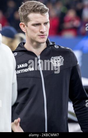 Lars Bender of Leverkusen prior to the UEFA Champions League Group D match between Bayer 04 Leverkusen and Juventus Turin at the BayArena on December 11, 2019 in Leverkusen, Germany. (Photo by Peter Niedung/NurPhoto) Stock Photo