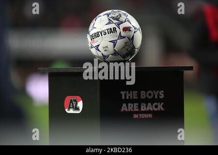 Pallina raffigurata durante la 2019/20° Eredivie, tra AZ Alkmaar e AFC Ajax allo stadio AFAS, ad Alkmaar, Paesi Bassi, il 15 dicembre 2019. (Foto di Federico Guerra Moran/NurPhoto) Foto Stock