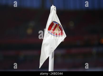 Bandiera d'angolo durante la Premier League inglese tra l'Arsenal e Manchester City allo stadio Emirates , Londra, Inghilterra il 15 dicembre 2019. (Foto di Action Foto Sport/NurPhoto) Foto Stock