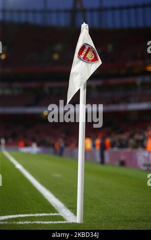 Bandiera d'angolo durante la Premier League inglese tra l'Arsenal e Manchester City allo stadio Emirates , Londra, Inghilterra il 15 dicembre 2019. (Foto di Action Foto Sport/NurPhoto) Foto Stock