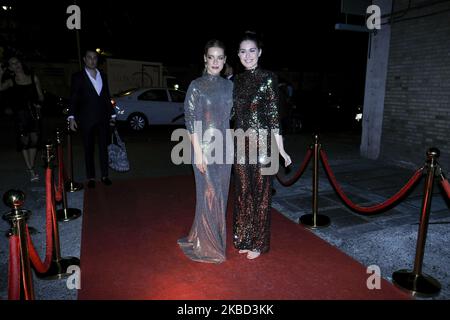 Nerea Barros partecipa alla festa della rivista ELLE e ESQUIRE il 16 dicembre 2019 a Madrid, Spagna. (Foto di Oscar Gonzalez/NurPhoto) Foto Stock